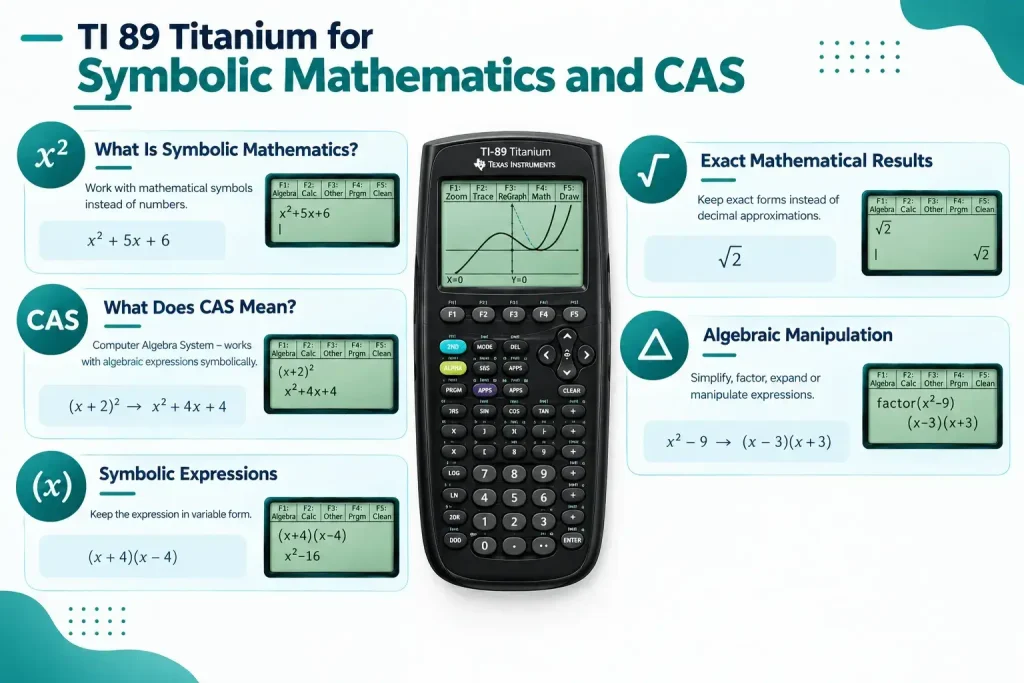 TI 89 Titanium for Algebra and Calculus